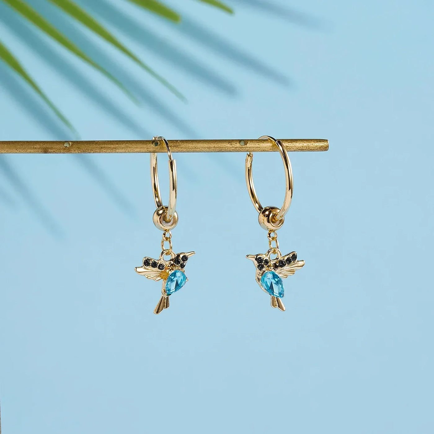 Limited Edition Flying Hummingbird  with Zirconia Inlay