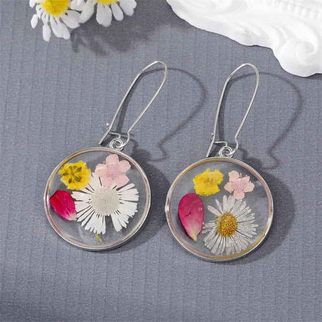 Bright Summer Flower Earrings