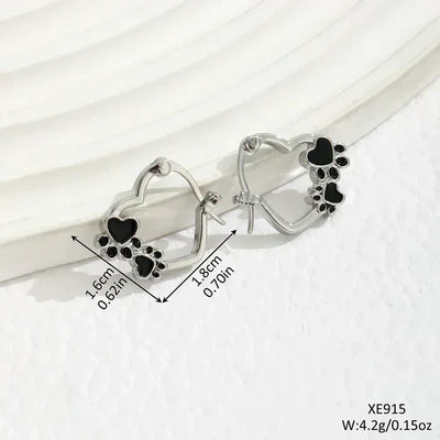 Hensley - Huggie-Creoles with heart & paw | Silver