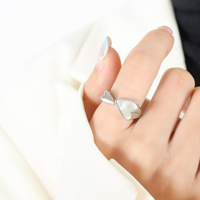 Esme Twin Hearts Ring