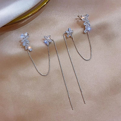 Spring Blossom Threader Earrings