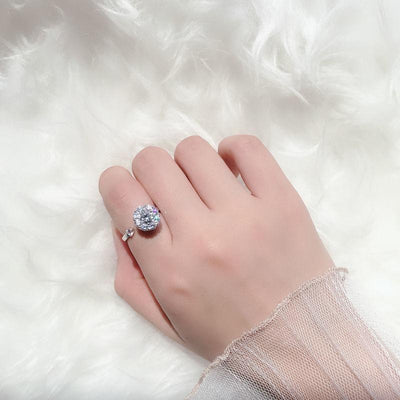 Rotating Zirconia Anxiety Ring