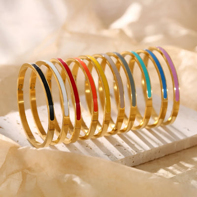 Simply colorfull Gold Bracelet