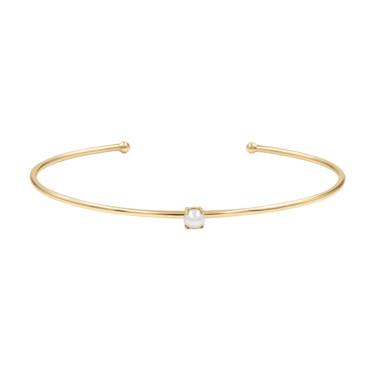 Gold Birth Bangle with Diamond detail