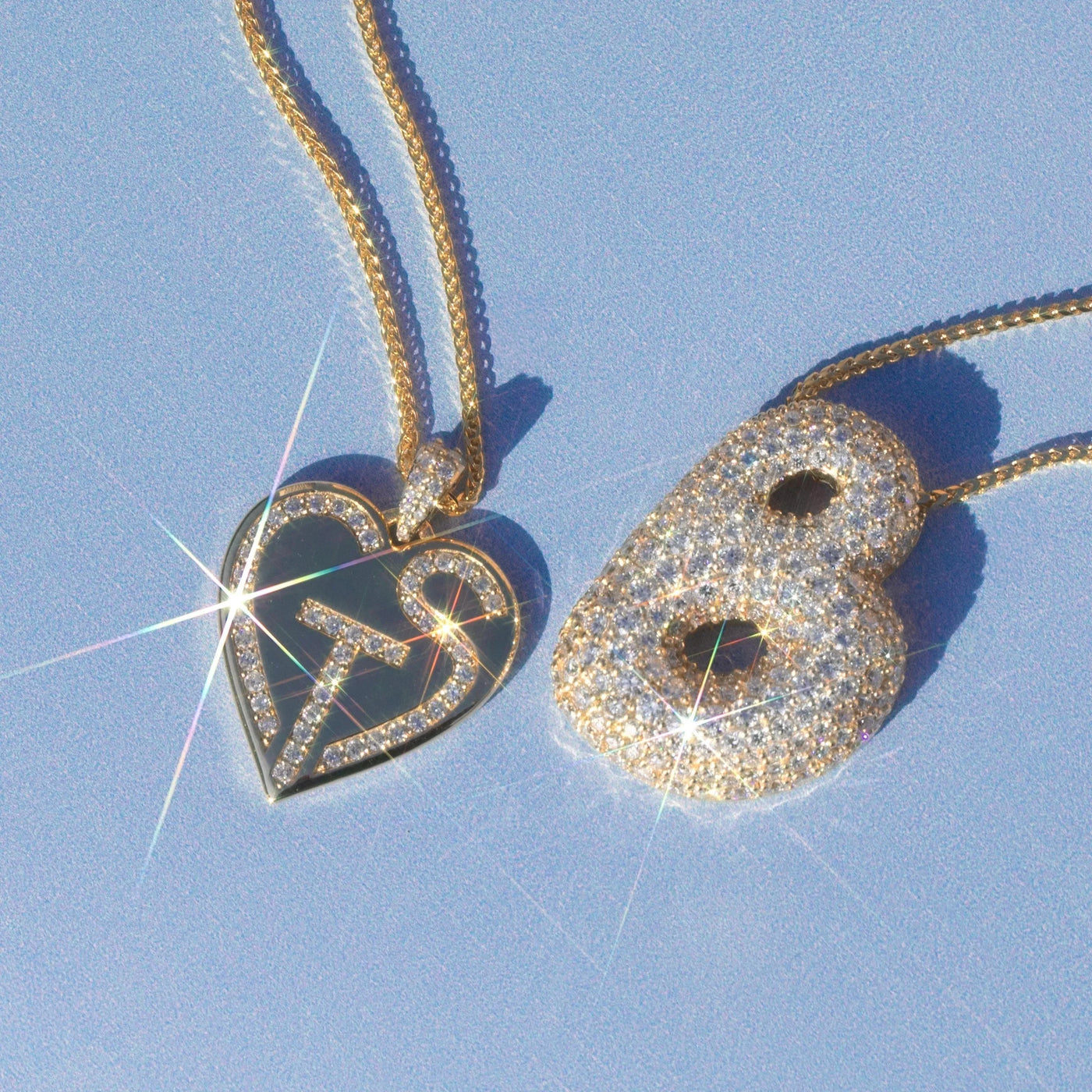 Hailey Bubble Initial Necklace