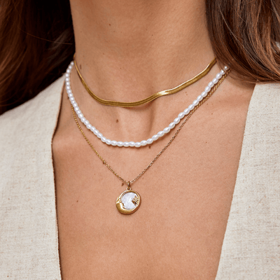 Moon & Star Necklace