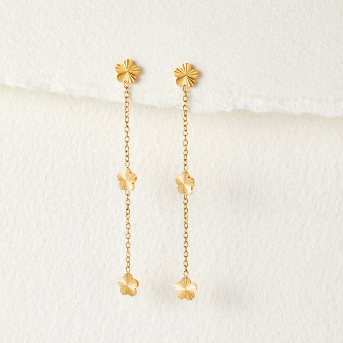 Flower Drop Earrings