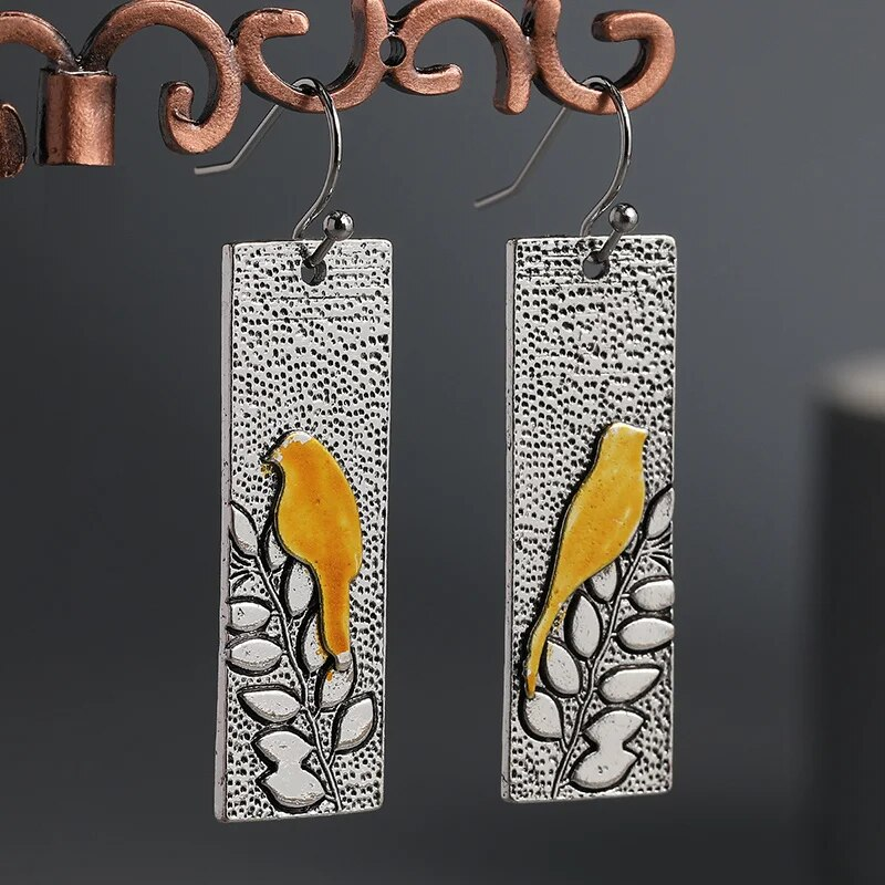 Vintage Yellow Bird
