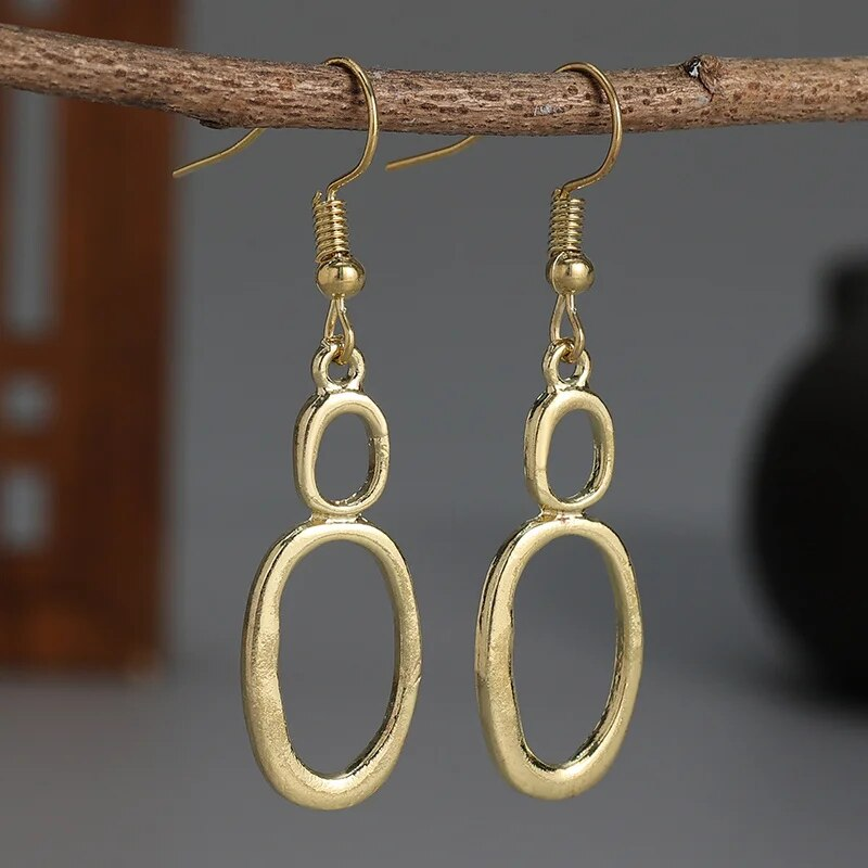 Vintage Dangling Hoops