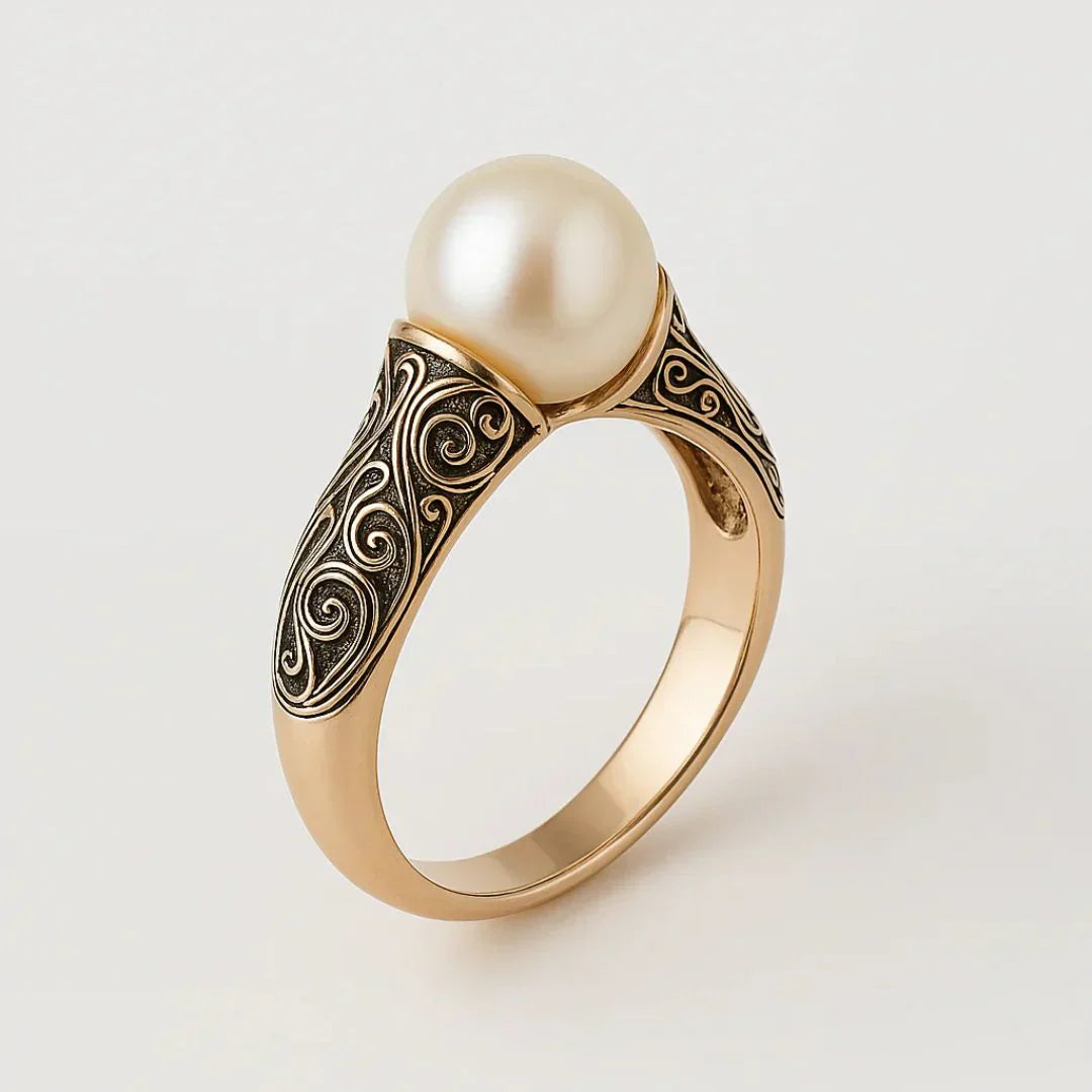 Charm - Vintage Pearl Ring