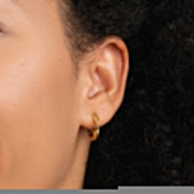 Lala Twisted Hoop Earrings