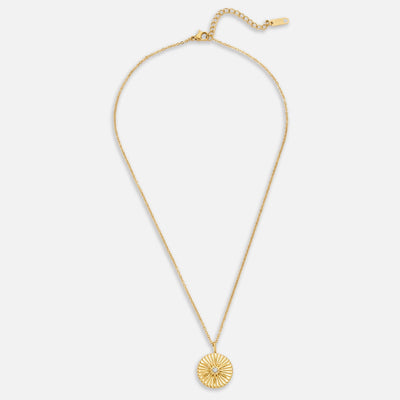 Unique Starburst Coin Necklace