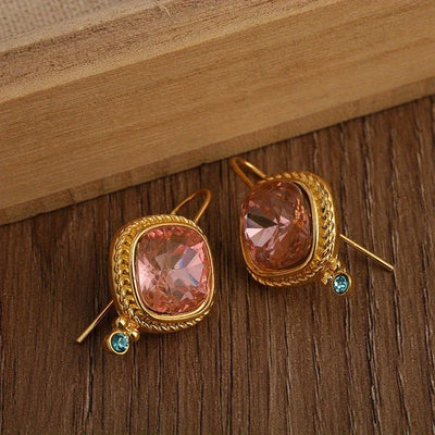 Deep pink Classic Earrings for You