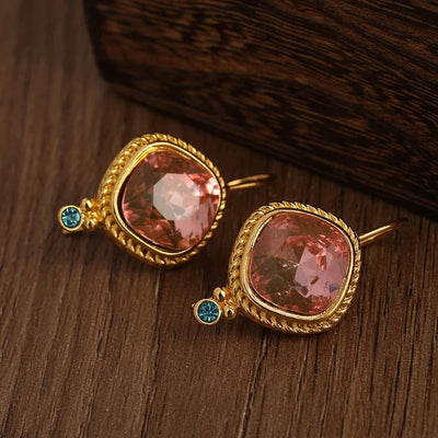Deep pink Classic Earrings for You