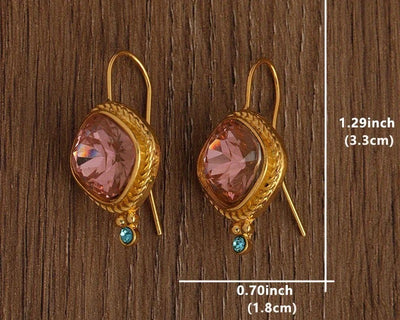 Deep pink Classic Earrings for You