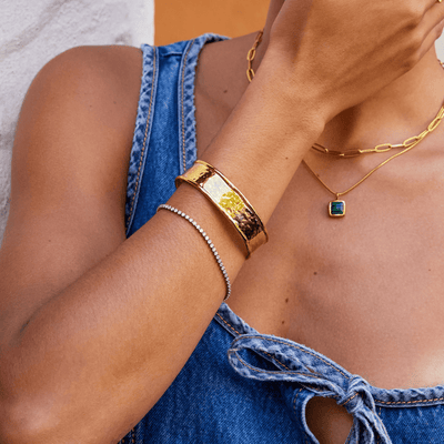 Gold Beach Bangle